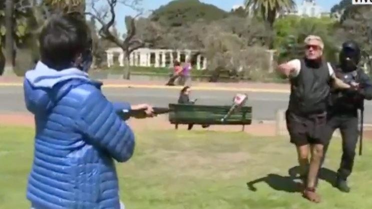 El momento de tensión que vivió Robertito Funes en los Lagos de Palermo