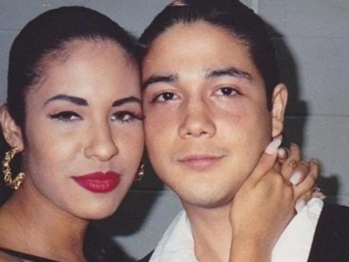 Selena Quintanilla y Chris Pérez, su marido