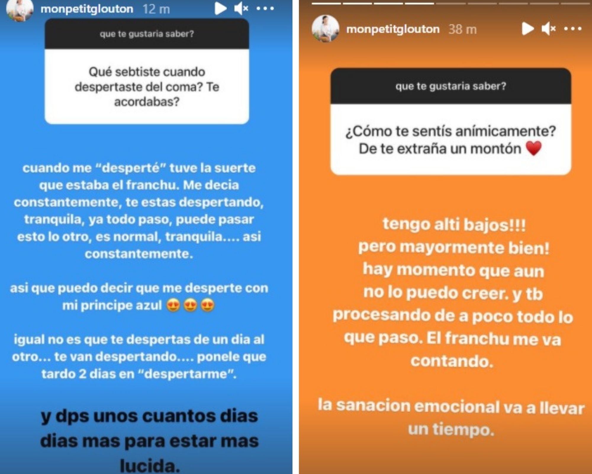 Karina Gao se mostró positiva