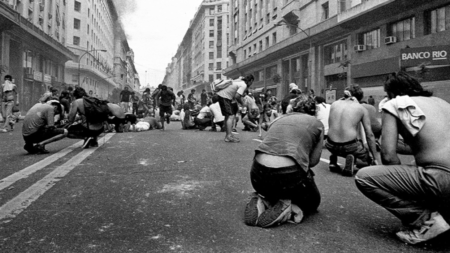 Postales de los turbulentos das de 2001 Foto Paloma Garca