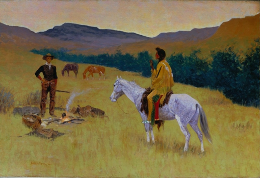 &#039;La negociación&#039;, de Frederic Remington