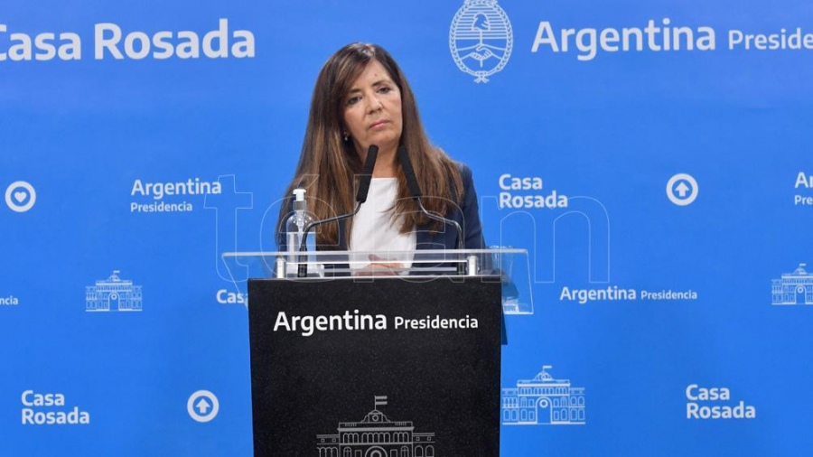 La portavoz presidencial brind su habitual conferencia de prensa de los jueves 