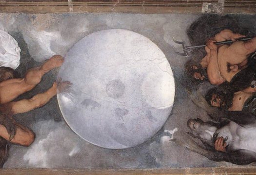 &#039;Júpiter, Neptuno y Plutón&#039;, de Caravaggio. Detalle