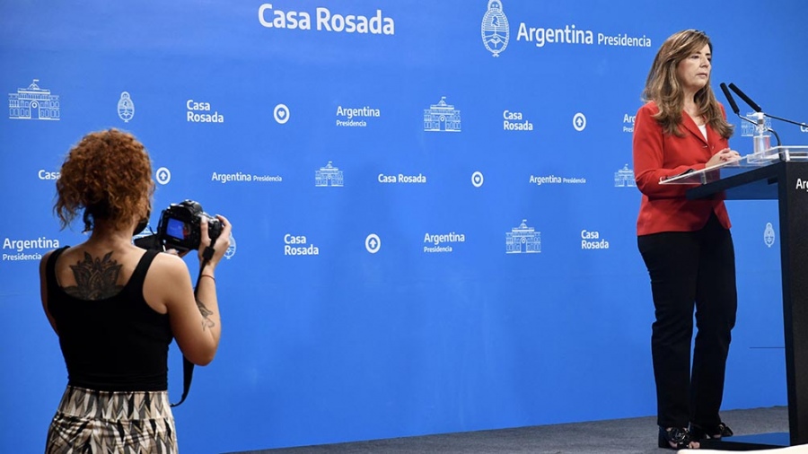 Cerruti ratific que el Gobierno nacional est muy confiado en la aprobacin del acuerdo con el FMI en el Congreso Foto Gustavo Amarelle