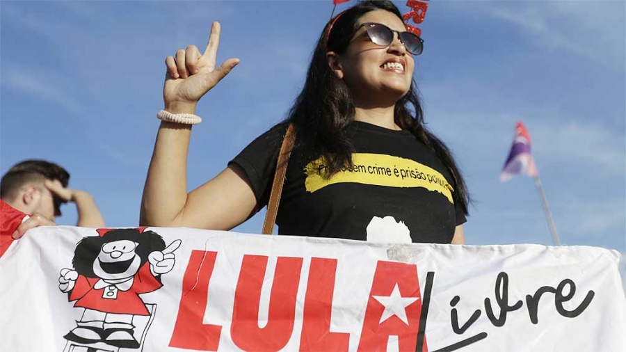 Smbolo de la rebelda Mafalda est presente en todo reclamo internacional