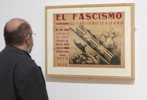 Una de las obras de la exposición dedicada al fascismo