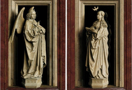 &#039;Díptico de la Anunciación&#039;, de Jan van Eyck