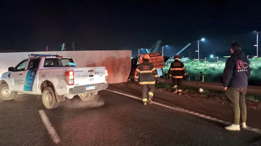 Como consecuencia del siniestro el chofer muri en el acto