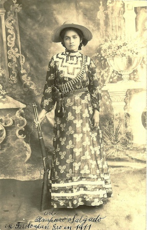 La coronela Amparo Salgado Una foto de 1911 