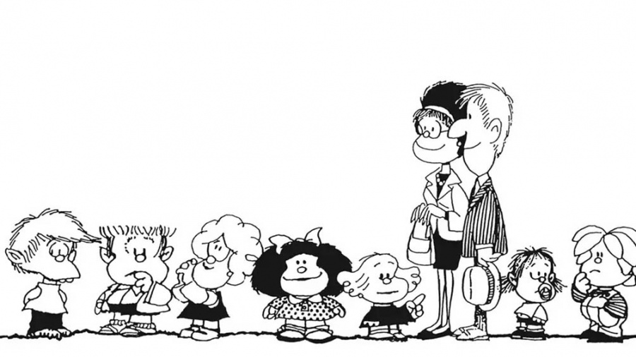 Los habitantes del Planeta Mafalda