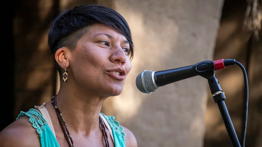 Vernica Gmez profesora de lengua y cultura guaran Foto gentileza Leo Crovetto