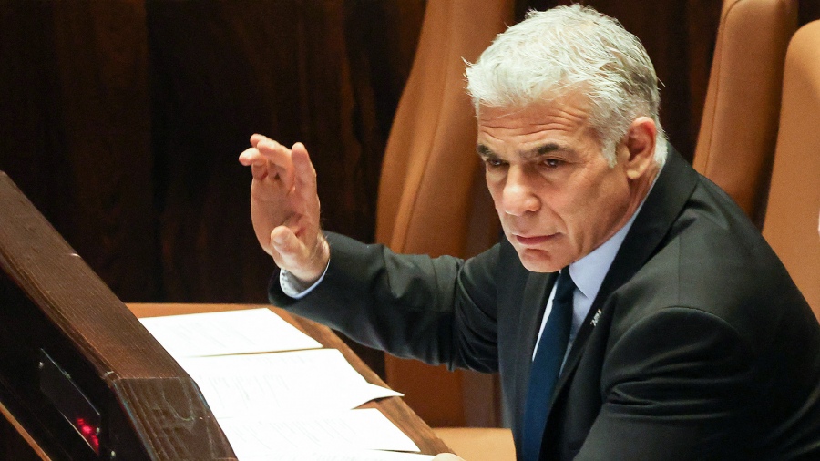 Primer ministro Yair Lapid Foto AFP