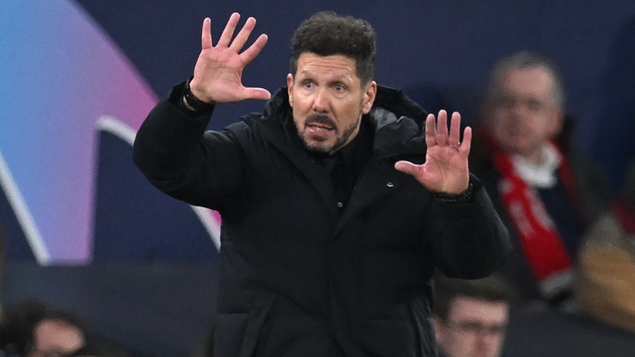 Diego Simeone y el Atltico de Madrid no encuentran el rumbo y su pase a la prxima instancia se complica Foto AFP