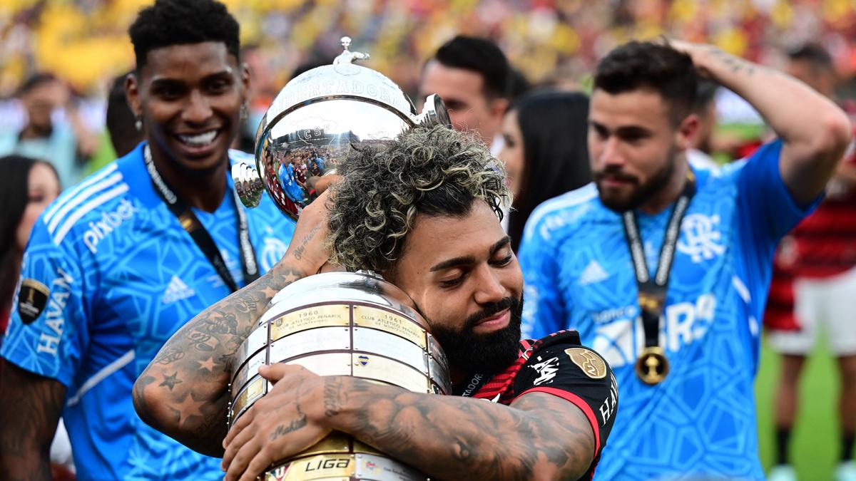 Flamengo hizo valer su podero desde el inicio del partido Foto AFP