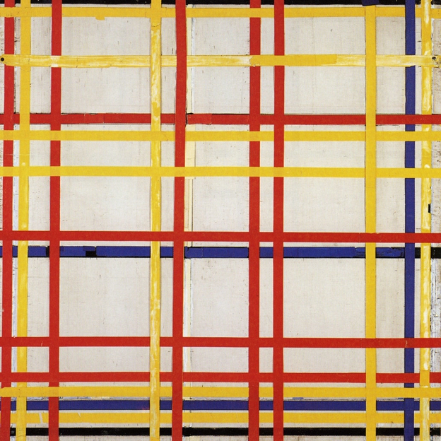 Imagen antes - Un cuadro de Mondrian ha estado colgado 75 años al revés