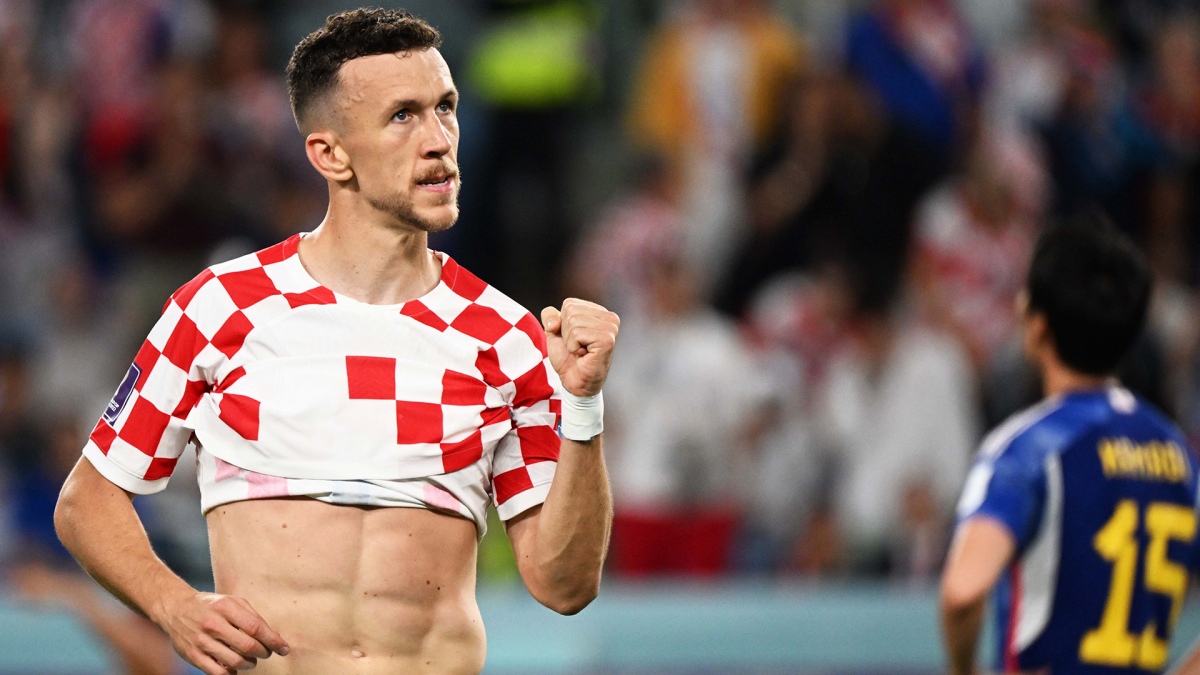 Perisic festeja su gol ante Japn Foto Fernando Gens enviado especial