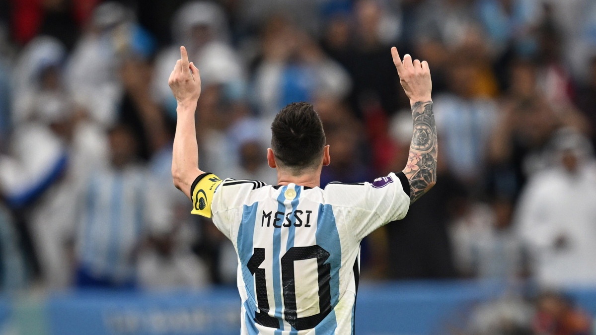 Messi suma 10 goles en 2006 1 2014 4 2018 1 y 2022 4 Foto Maximiliano Luna