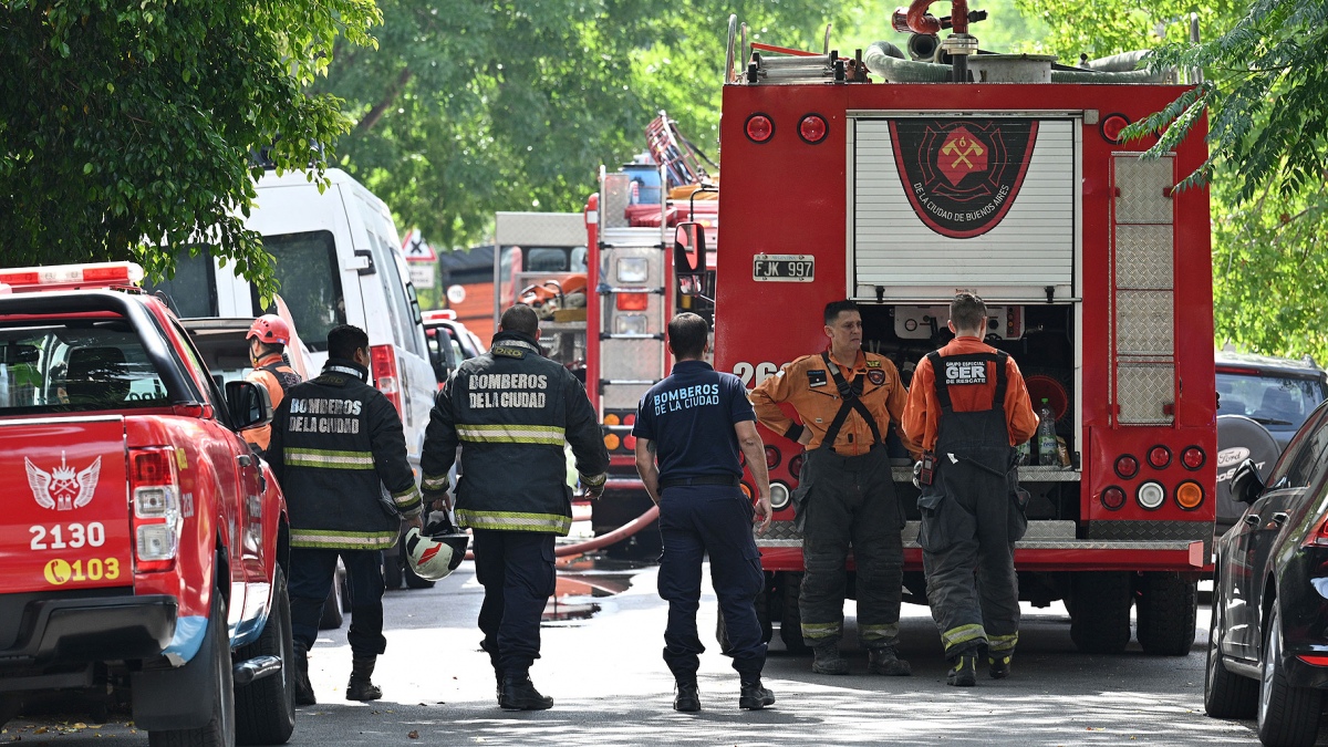 El SAME despleg en el lugar 25 ambulancias motos y unidades de triage Foto Victoria Gesualdi