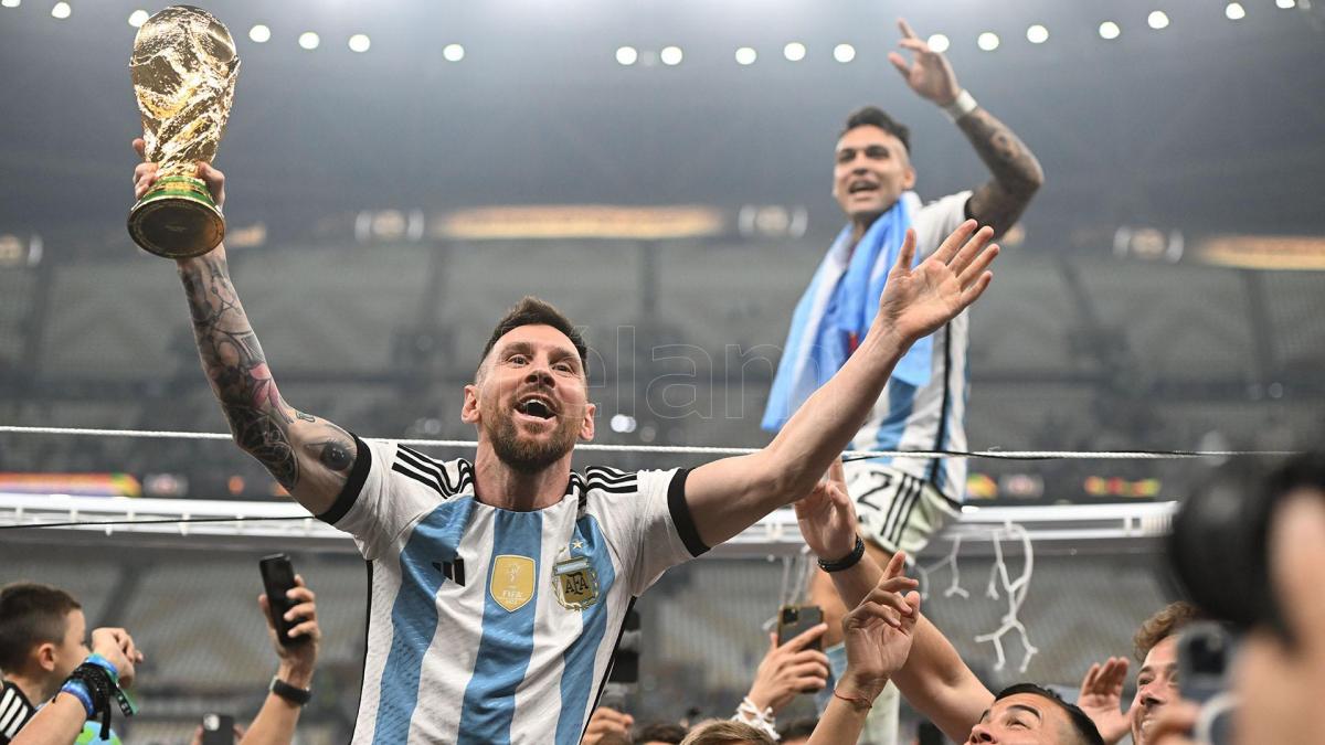 Lionel Messi Campen del Mundo y uno de los mejores para Menotti Foto Fernando Gens