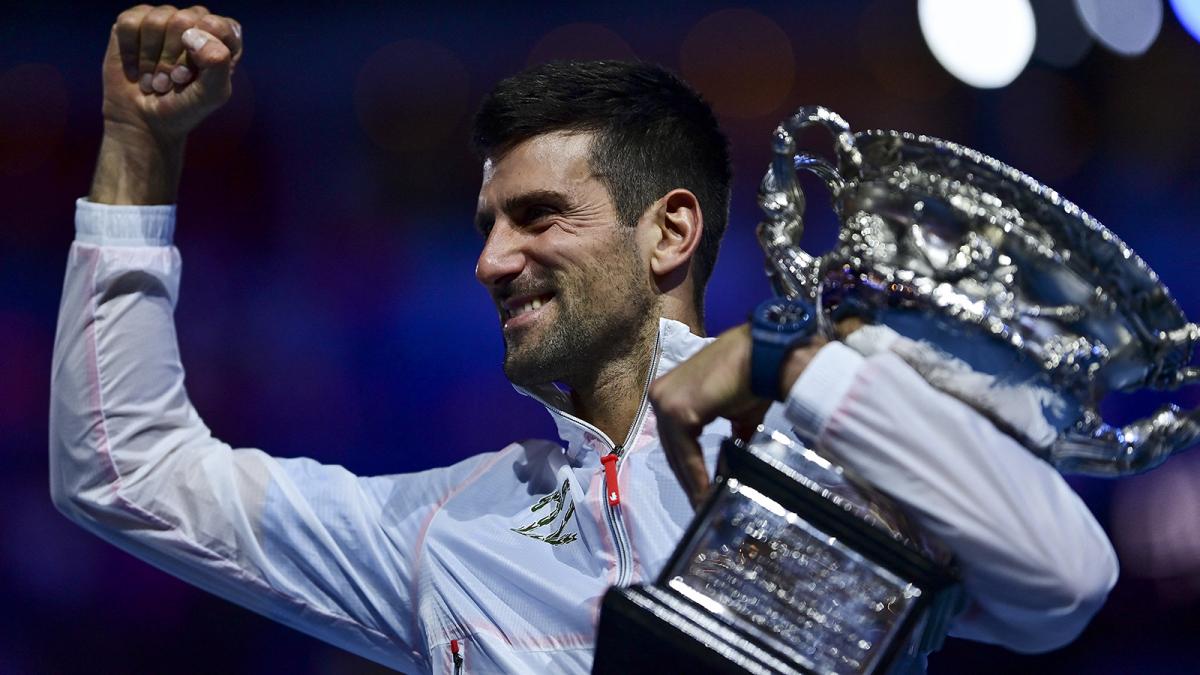 Djokovic jug el Australia Open con una rotura de tres centmetros en el tendn de la pierna izquierda AFP