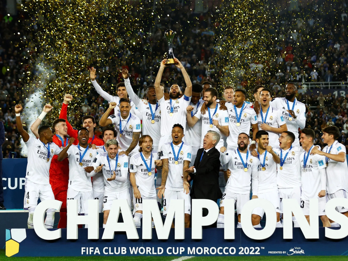 Real Madrid ganó el Mundial de Clubes 2022 disputado en Abu Dhabi. Foto: Reuters.