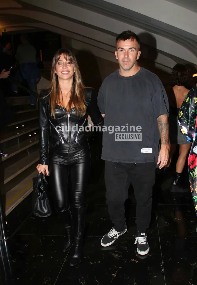 Sol Pérez y Guido Mazzoni en el estreno de En Otras Palabras de prensa de En Otras Palabras (Fotos: Movilpress).